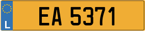 Truck License Plate